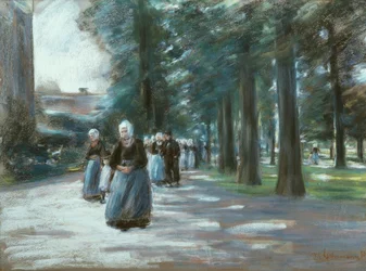 Kerkbezoek in Laren
