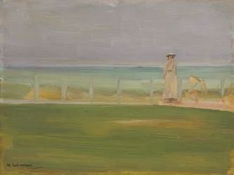 Dame op het strand, 1901