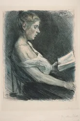 Lezend meisje (Anna-Christine Mattuschka-Grisebach)