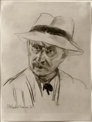 Max Liebermann, Zelfportret met Panamahoed