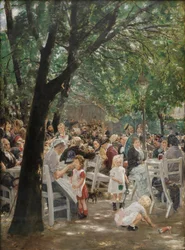 Biergarten in München