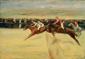 Paardenrennen in de Cascinen
