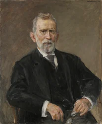 Portret van de scheikundige Paul Ehrlich