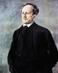 Portret van Gerhart Johann Robert Hauptmann (Obersalzbrunn, vandaag Szczawno-Zdroj1862 - Agnetendorf