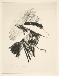 Portret van Walter Hasenelever