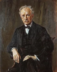 Portret van de componist Richard Georg Strauss 1864-1949, 1918