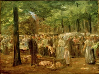 Varkensmarkt in Haarlem