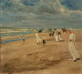 Strand bij Noordwijk