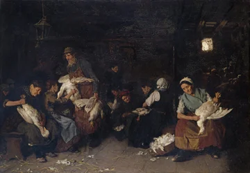 Vrouwen die ganzen plukken, 1872