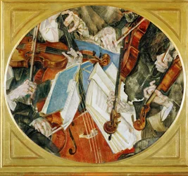 Het Klingler-Quartet (schilderij op doek)