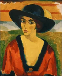 Portret van Luise Maas