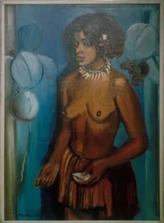Vrouw op Palau