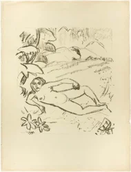 Naakt op de duinen, uit The Samland Ode