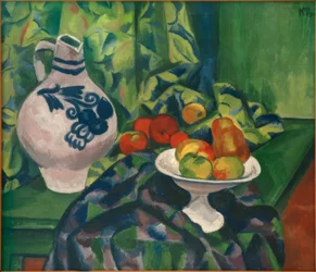 Stilleven met fruitschaal