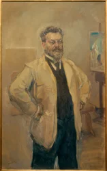Groot zelfportret aan de ezel
