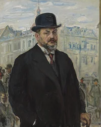 Zelfportret met zwarte hoed