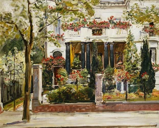 De Voortuin van de Steinbart Villa in Berlijn, 1911