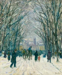 Ratinger Tor in de winter