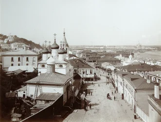 De Kerk van de Geboorte van Johannes de Voorloper, Nizhny Novgorod, Rusland, 1896