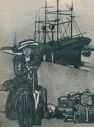 La Voyageuse, ca. 1920-1923
