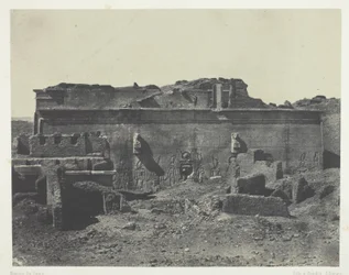 Achtergevel, Grote Tempel van Dendera (Teutyres), Opper-Egypte
