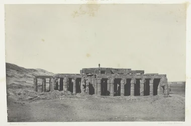 Gournah, Graf van Osymandias; Thebe, plaat 58 uit het album "Egypte, Nubie, Palestina et Syrie" (1852)
