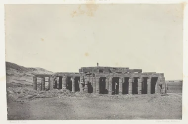 Gournah, Graf van Osymandias; Thebe, plaat 58 uit het album "Egypte, Nubie, Palestina et Syrie" (1852)