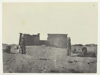 Hémi-Spéos De Séboua, Drômos, Nubië, 1849-51, gedrukt 1852