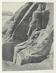 Ibsamboul, Colosse Oriental Du Spéos De Phrè, Vu De Profil, Nubië