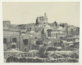 Jeruzalem, westelijke wijk, Palestina, 1849-51, gedrukt 1852