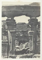 Kalabscheh, Porte du Pronaos, Nubië, 1849-51, gedrukt 1852
