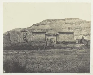 Médinet-Habou, Algemeen Uitzicht op de Ruïnes, Thebe