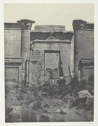 Médinet-Habou, Propylées du Thoutmoseum, Thebe, 1849-51, gedrukt 1852