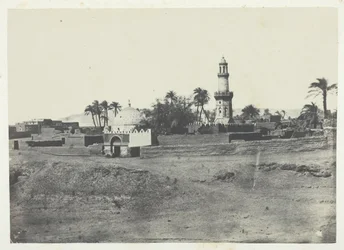 Moskee van El-Arif en graf van Mourad-Bey, Opper-Egypte, 1849-51, gedrukt 1852