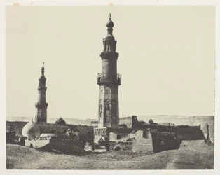 Moskee van Aly-Bey, Girgeh, Opper-Egypte, plaat 15 uit het album "Egypte, Nubie, Palestina en Syrie" (1852)