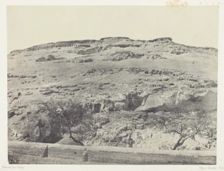 Necropolis van het oude Lycopolis, Boven-Egypte, plaat 12 uit het album "Egypte, Nubie, Palestina en Syrie" (1852)