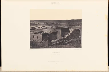 Nubië. Kalabscheh. Algemeen beeld van de tempel