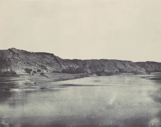 Nubië. Oostelijke oever van de Nijl, dorp Bab. Uitzicht genomen ten zuiden van Philae, 1850