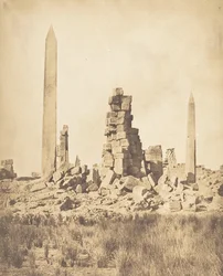 Obelisken van het Paleis van Karnak Thebe