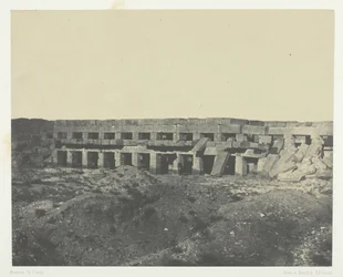 Palais de Karnak, Privé-appartementen van het paleis, Promenoir de Thothmes III, Thebe, 184951