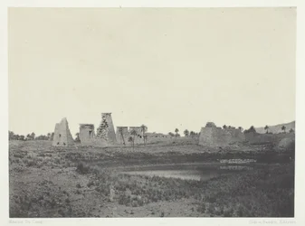 Paleis van Karnak, Propyleeën van het Zuiden, Thebe, 1849-1851, gedrukt 1852
