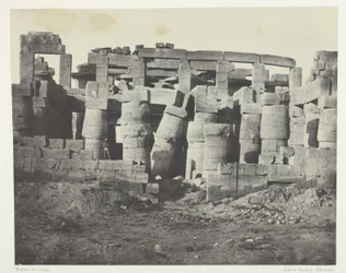 Paleis van Karnak, Hypostyle zaal gezien vanuit het noorden; Thebe