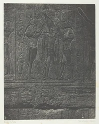 Paleis van Karnak, Externe Sculpturen van het Granieten Heiligdom, Thebe, 1849-51, gedrukt 1852