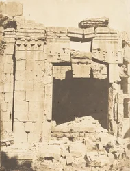 Porte du Tempel van Jupiter, in Baalbek Heliopolis