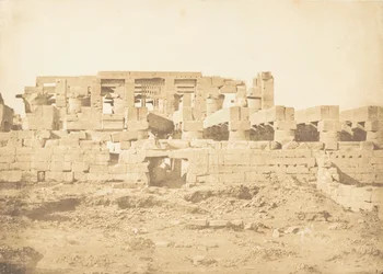 Zuidelijke Poort van de Hypostyle Zaal van het Paleis van Karnac Thebe, 1849-50