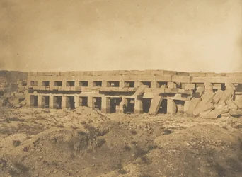 Promenade van Thoetmosis III - Laatste galerijen van het Paleis van Karnak Thebe, 1849-50