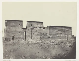 Tempel De Dakkeh (Ancient Pselcis); Nubië, plaat 94 uit het album "Egypte, Nubie, Palestina et Syrie" (1852)
