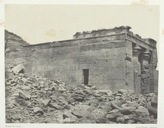 Tempel van Dandour, gewijd aan de triade Osiris-Isis-Horus, Nubië, 1849-51