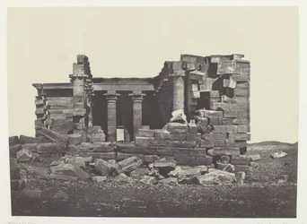 Tempel De Maharakkah (Hièra Sycaminos Des Grecs); Nubië, plaat 96 uit het album "Egypte, Nubie, Palestina et Syrie" (1852)