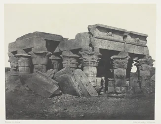 Tempel van Ombos, Opper-Egypte, plaat 65 uit het album "Egypte, Nubie, Palestina en Syrie" (1852)